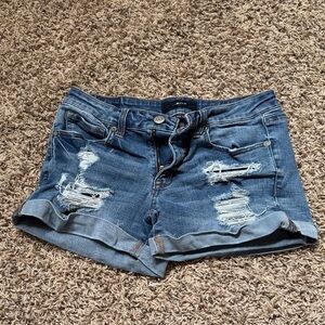 Aeropostale’s size 6 Ripped Blue Jean Shorts
